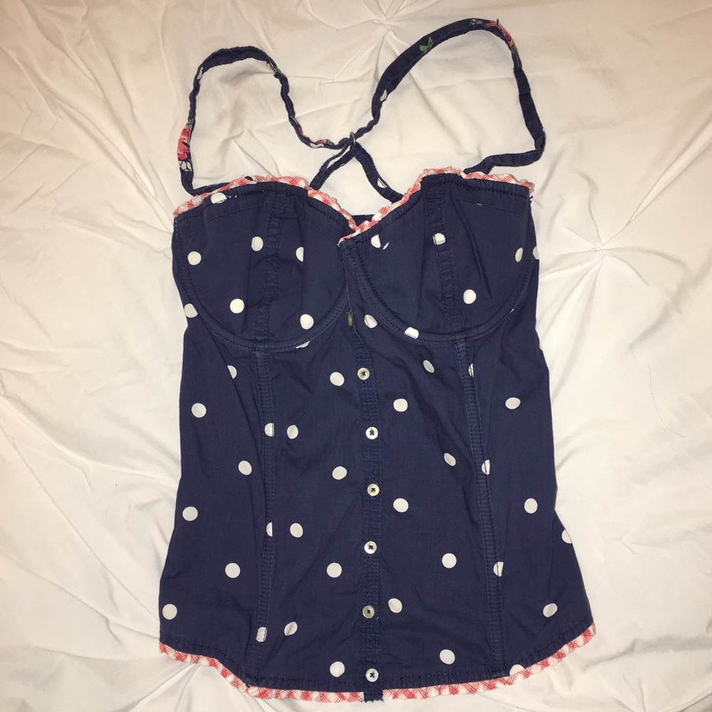 Gilly Hicks Polka Dot Corset